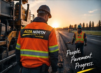 Alta North paving crew at work