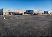 Industrial site parking area